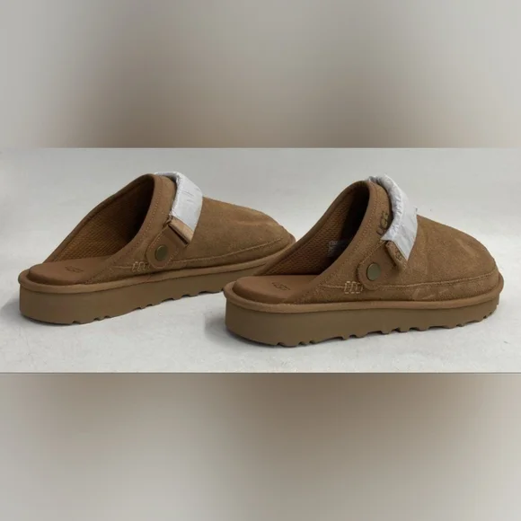 UGG® Men\'s Goldencoast II Goldencoast II Suede Clogs Slip-On Shoes Size 12 NWOT Mens UGG® Goldencoast II Clog - Chestnut | Journeys main image 3
